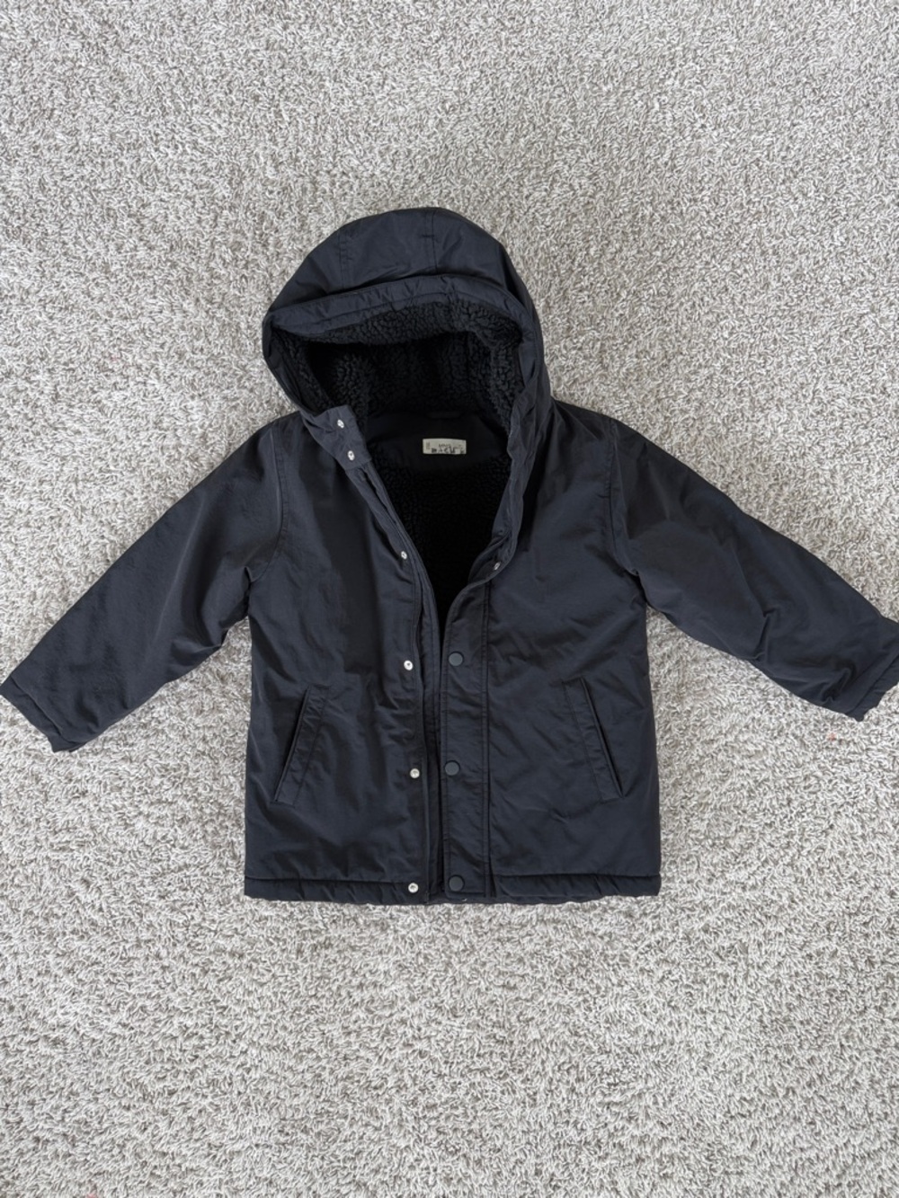 Mango Kids Hooded Puffer Jacket